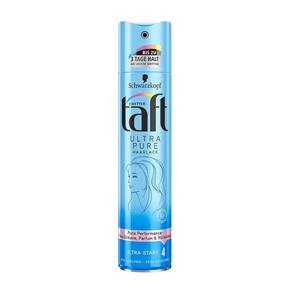 Taft lak 250 ml ultra stark 4 čistý výkon: bez silikónov, parfumov a zvyškov    